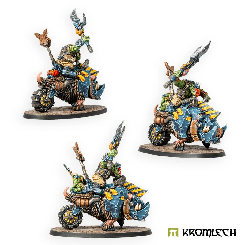 Kromlech Orc Wild Tribez Cyboar Rider Boss